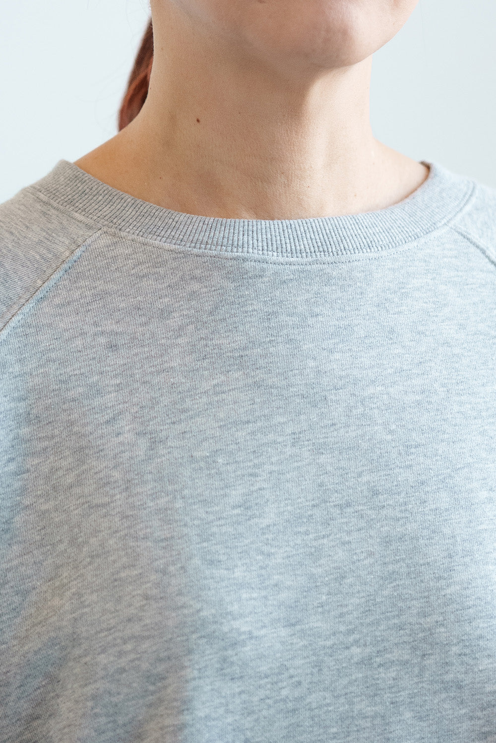 袖刺繍裏毛チュニック