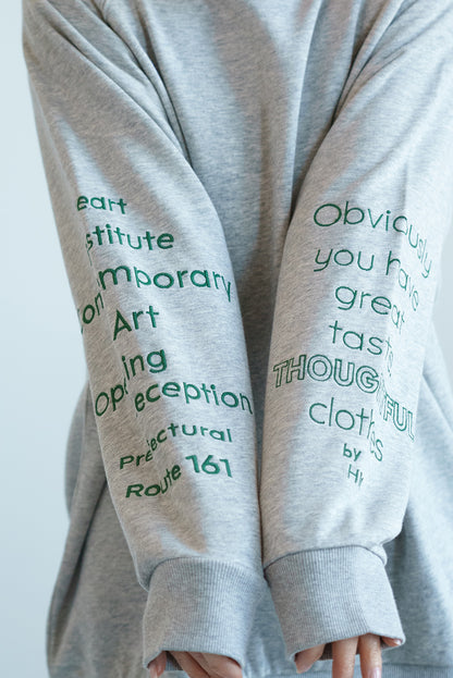 Sleeve Embroidered Fleece Tunic