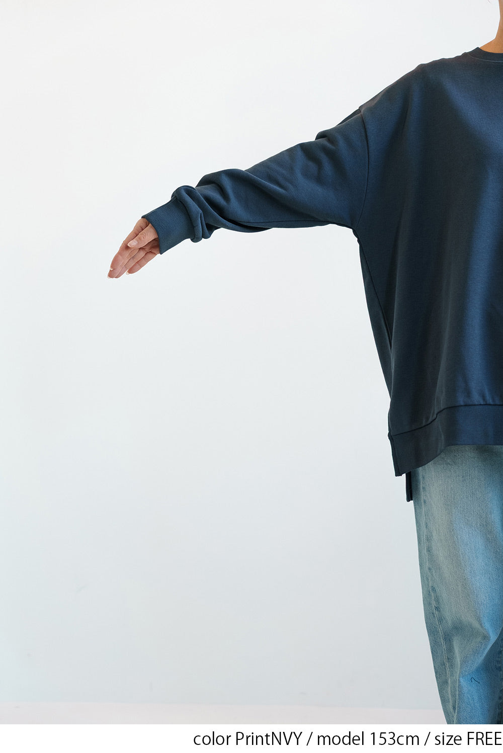 Vertical Embroidered Heart Fleece Tunic