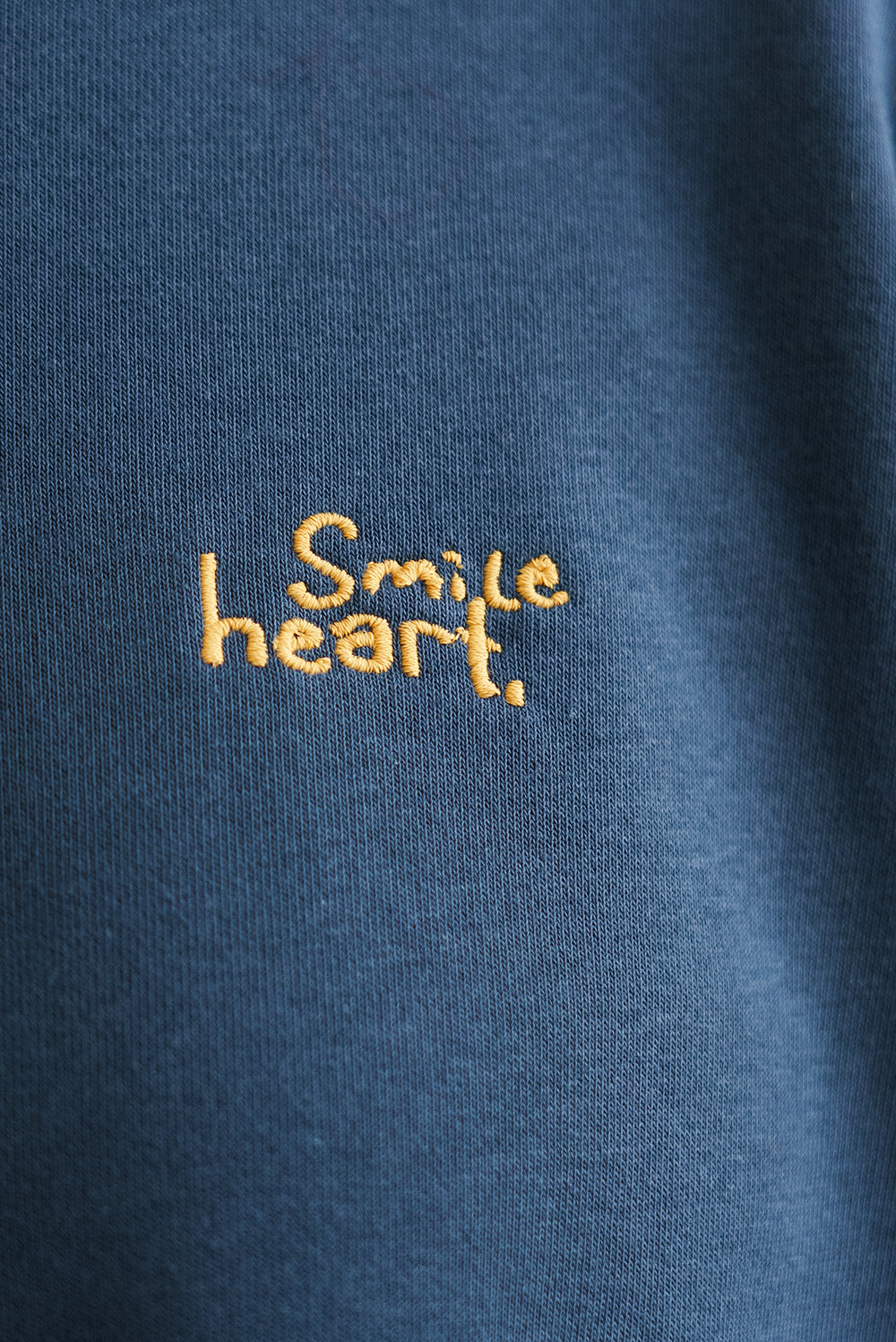 Vertical Embroidered Heart Fleece Tunic