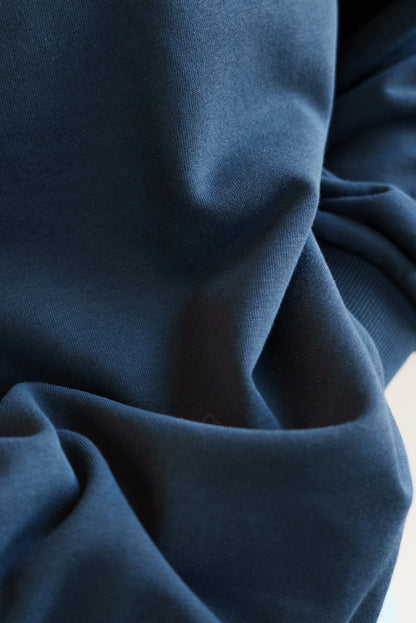 Vertical Embroidered Heart Fleece Tunic