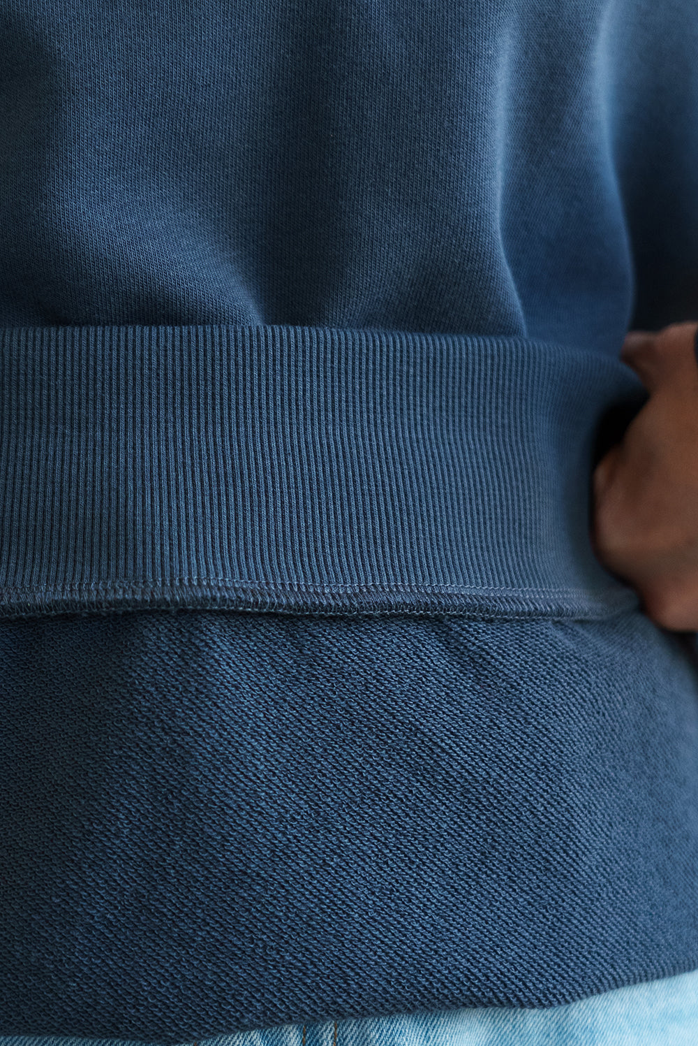タテ刺繍ハート裏毛チュニック
