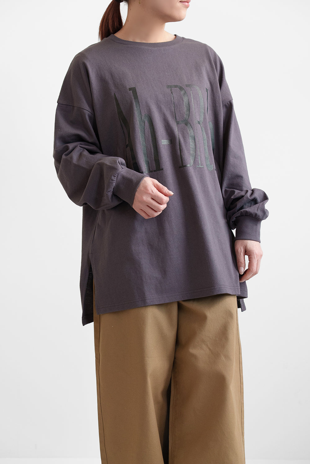 ≪SALE≫ Big Logo Print Tunic