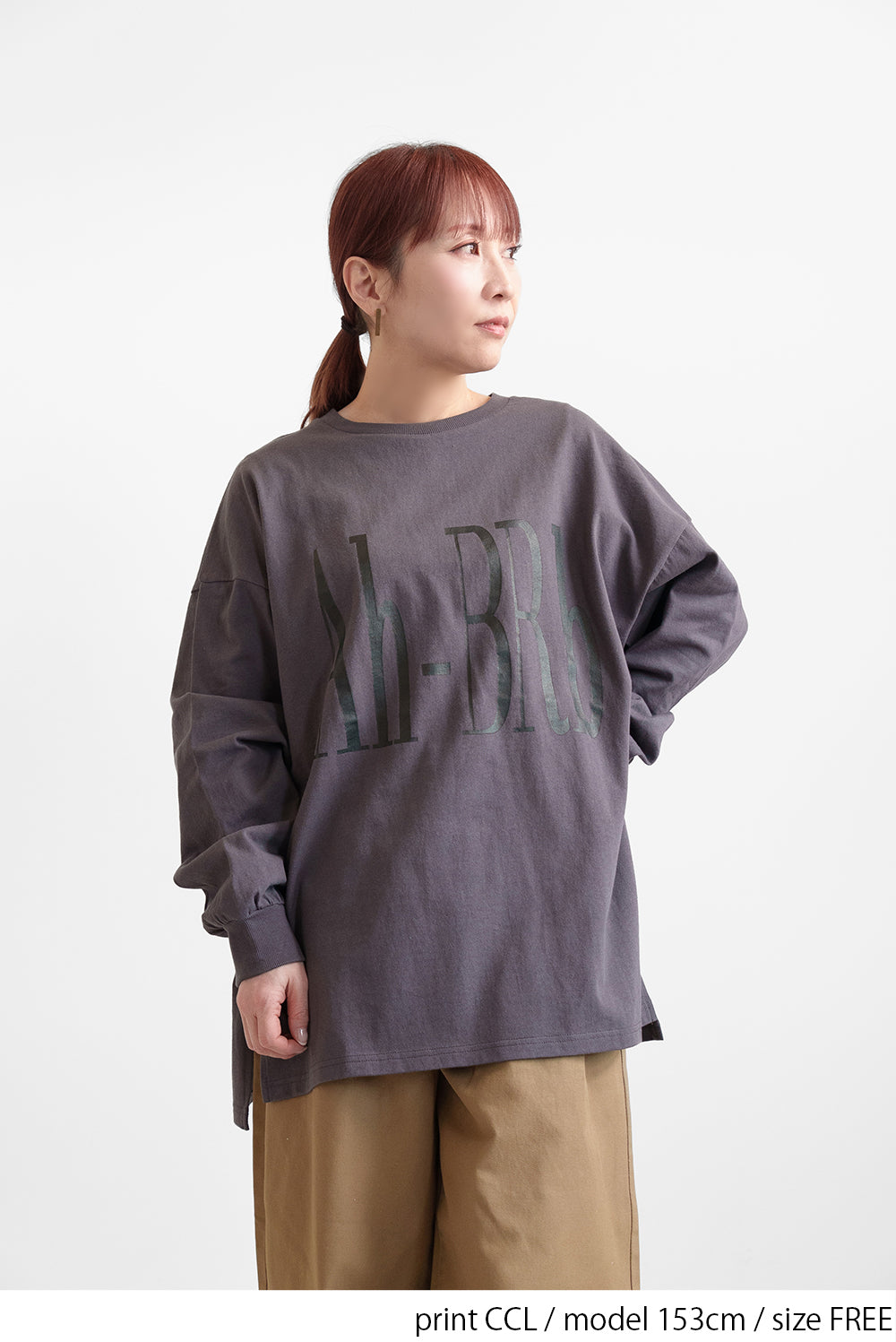 ≪SALE≫ Big Logo Print Tunic