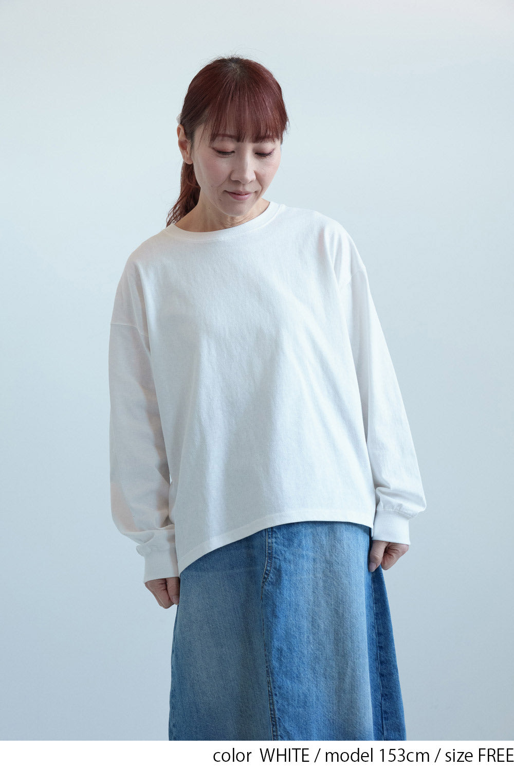 ワイドなうしろふんわりプルオーバー