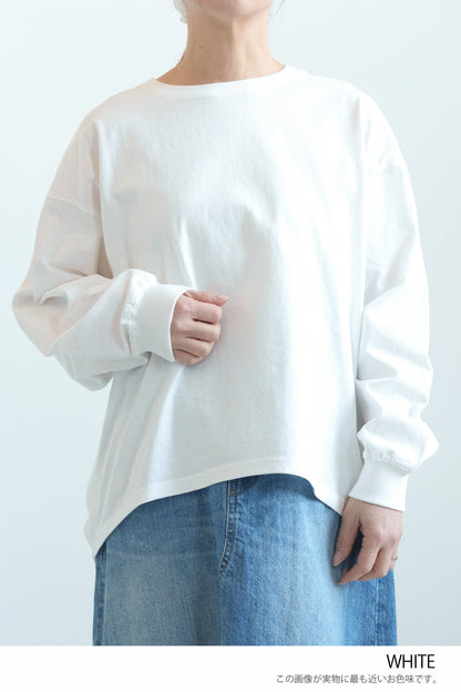 ワイドなうしろふんわりプルオーバー
