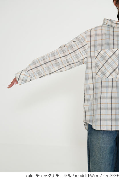 Hooded Shirt Tunic