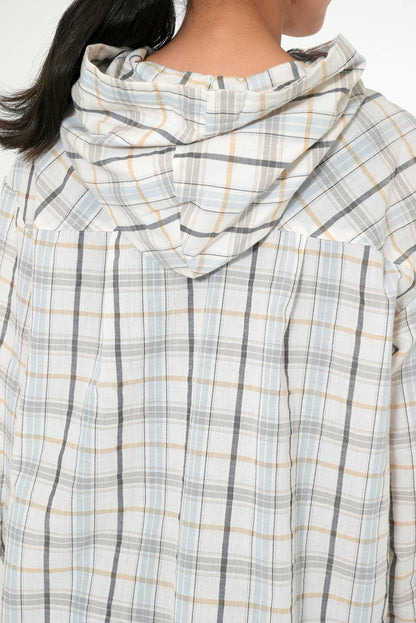 Hooded Shirt Tunic