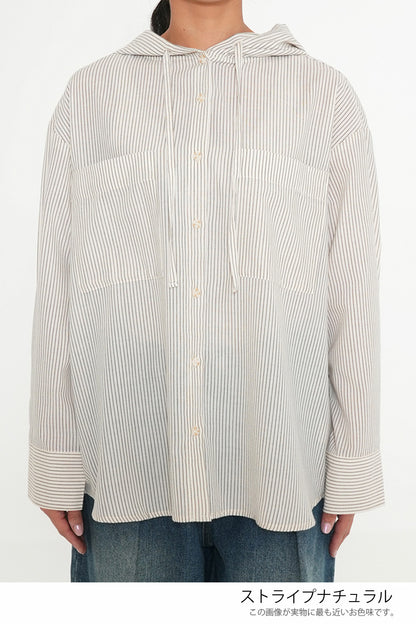 Hooded Shirt Tunic