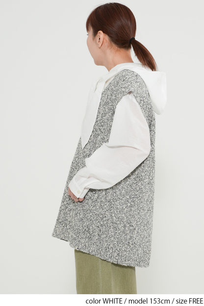 Bow Tie Hooded Blouse