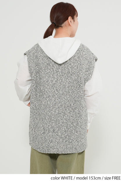 Bow Tie Hooded Blouse