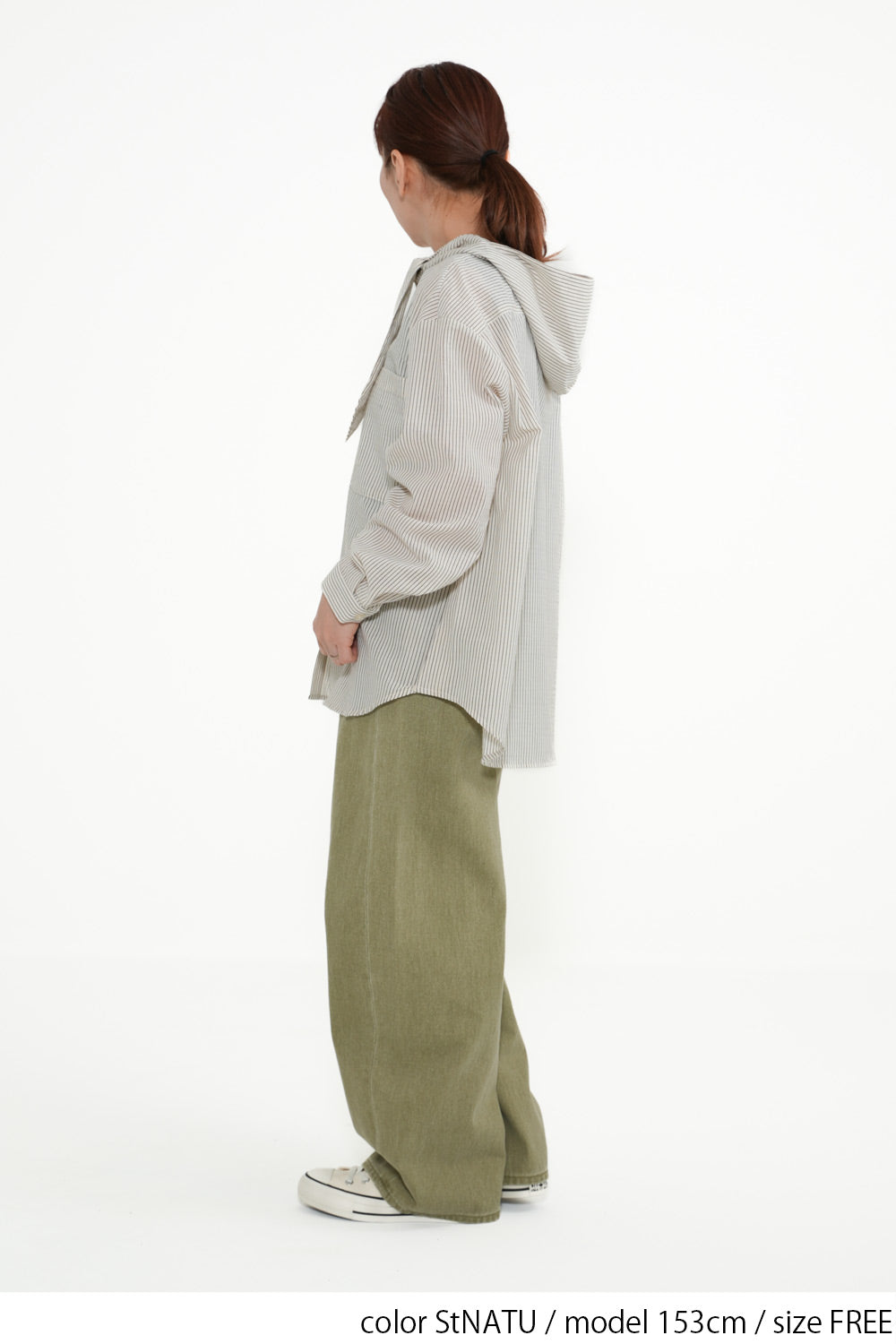Bow Tie Hooded Blouse