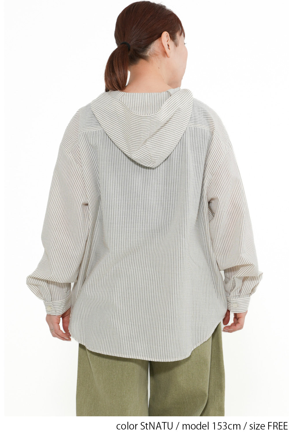 Bow Tie Hooded Blouse
