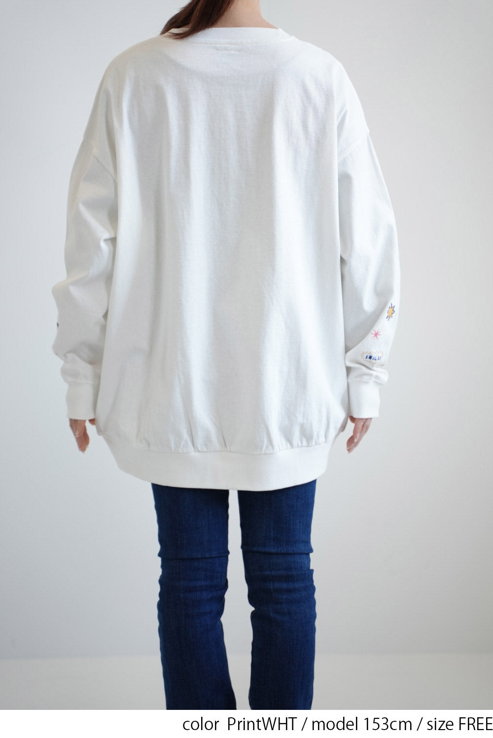 PEEACE!袖刺繍ロンT