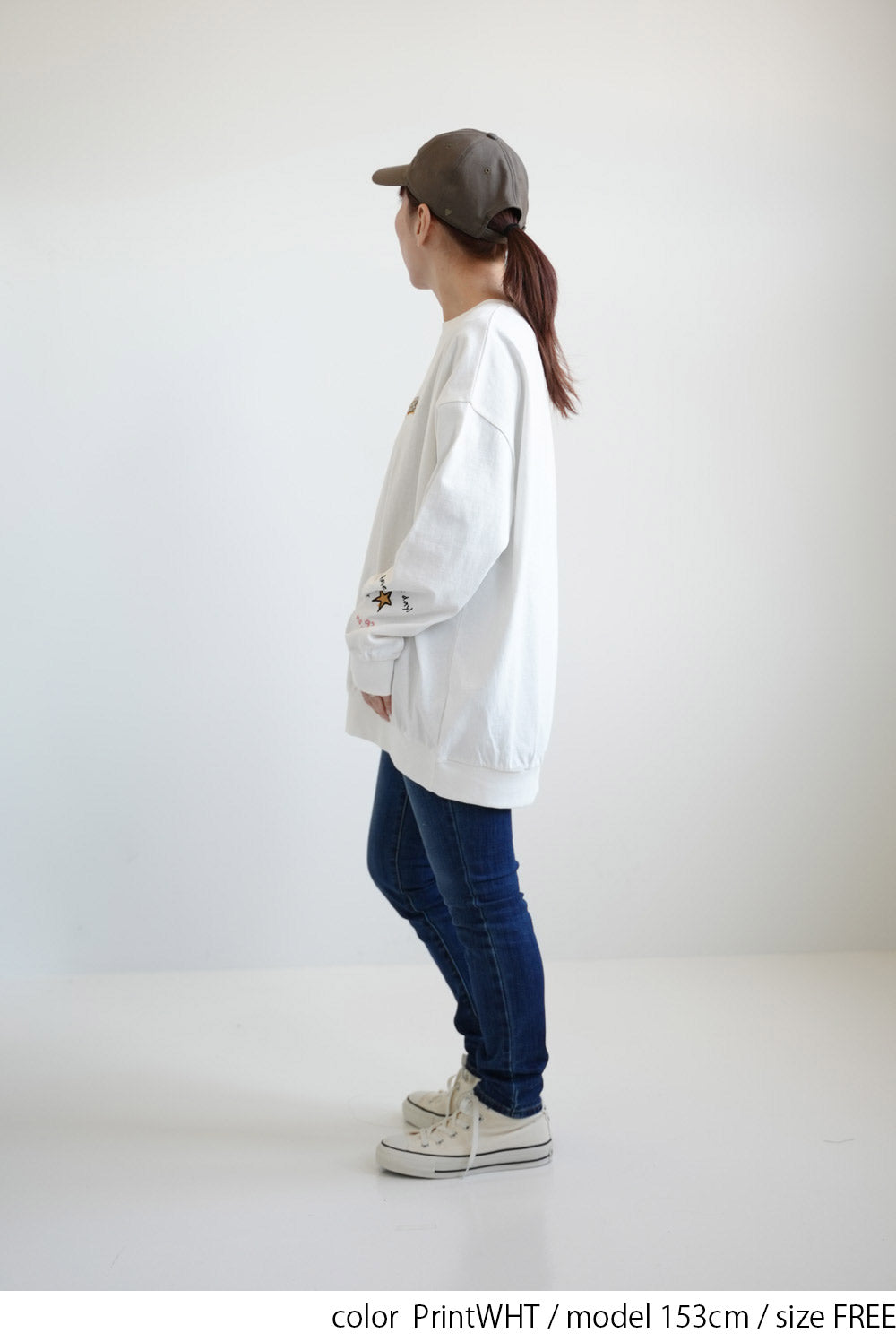PEEACE!袖刺繍ロンT