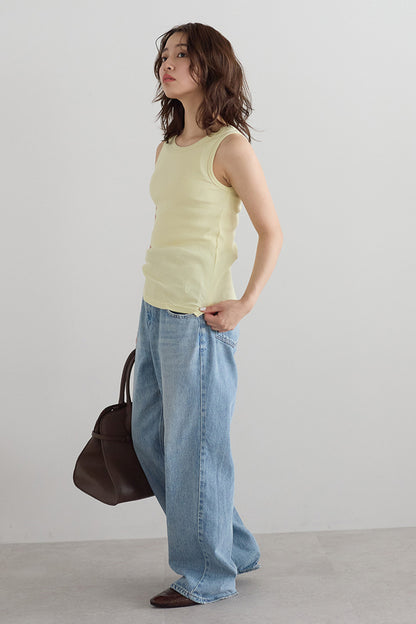 Cotton Ribbed Tank Top