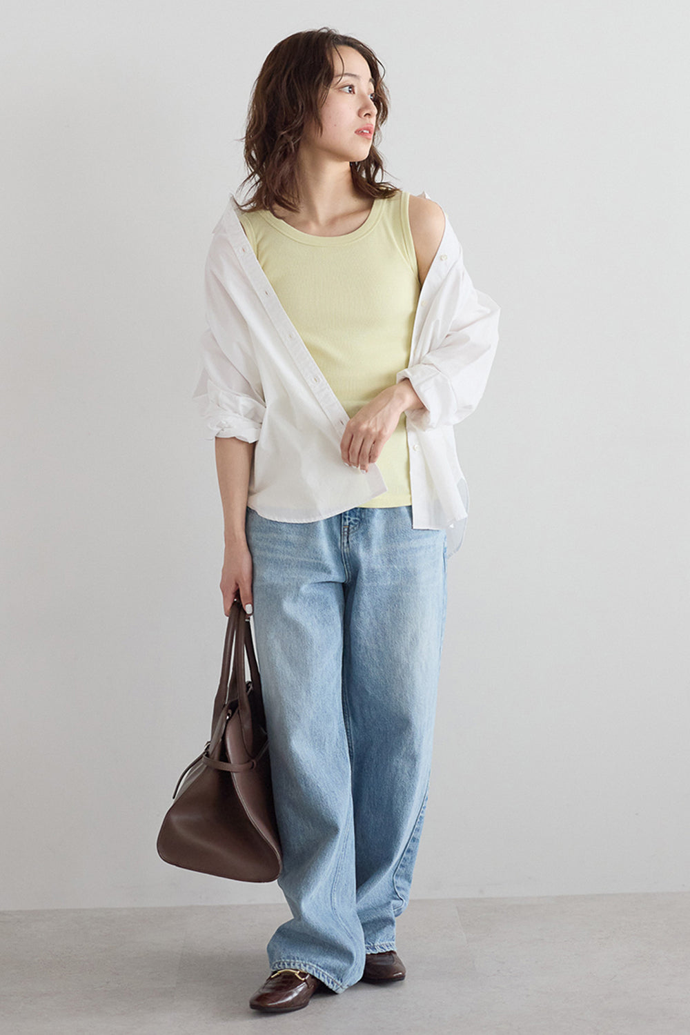 Cotton Ribbed Tank Top