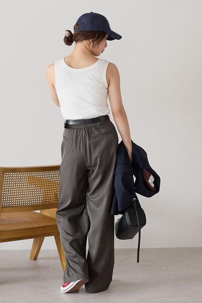 Cotton Ribbed Tank Top