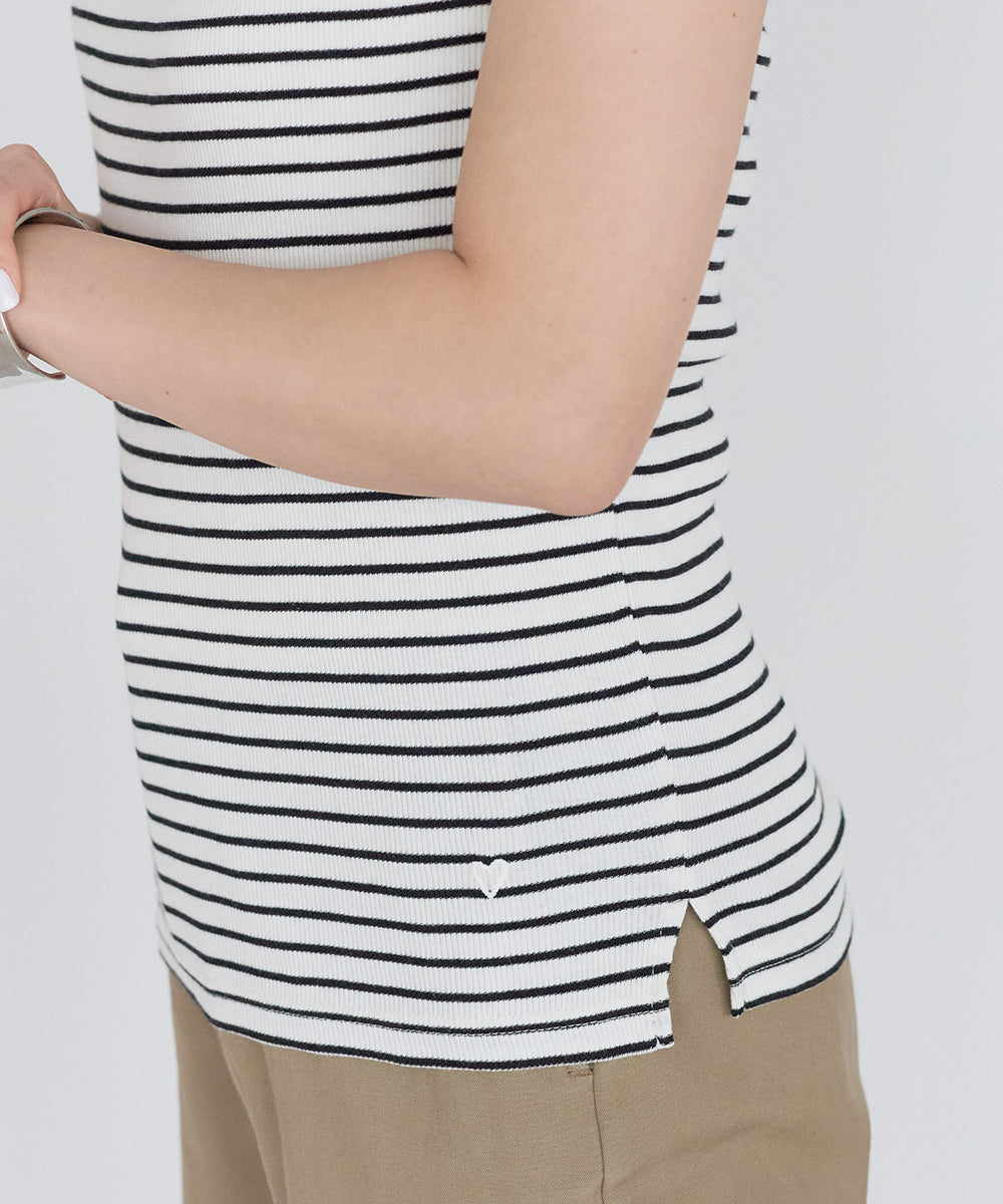Cotton Ribbed Tank Top