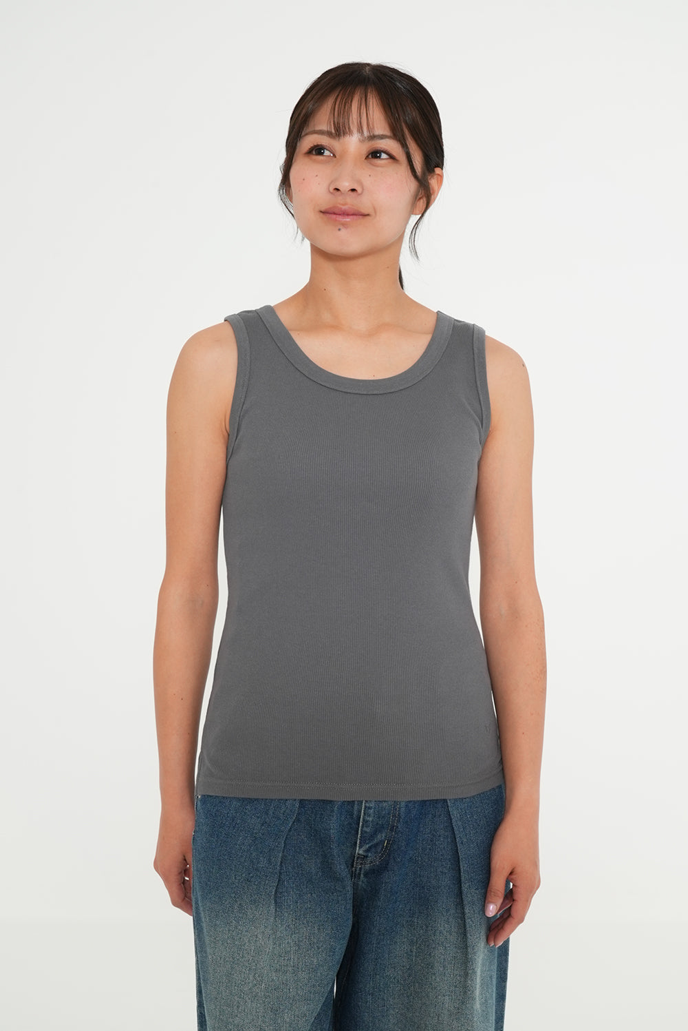 Cotton Ribbed Tank Top