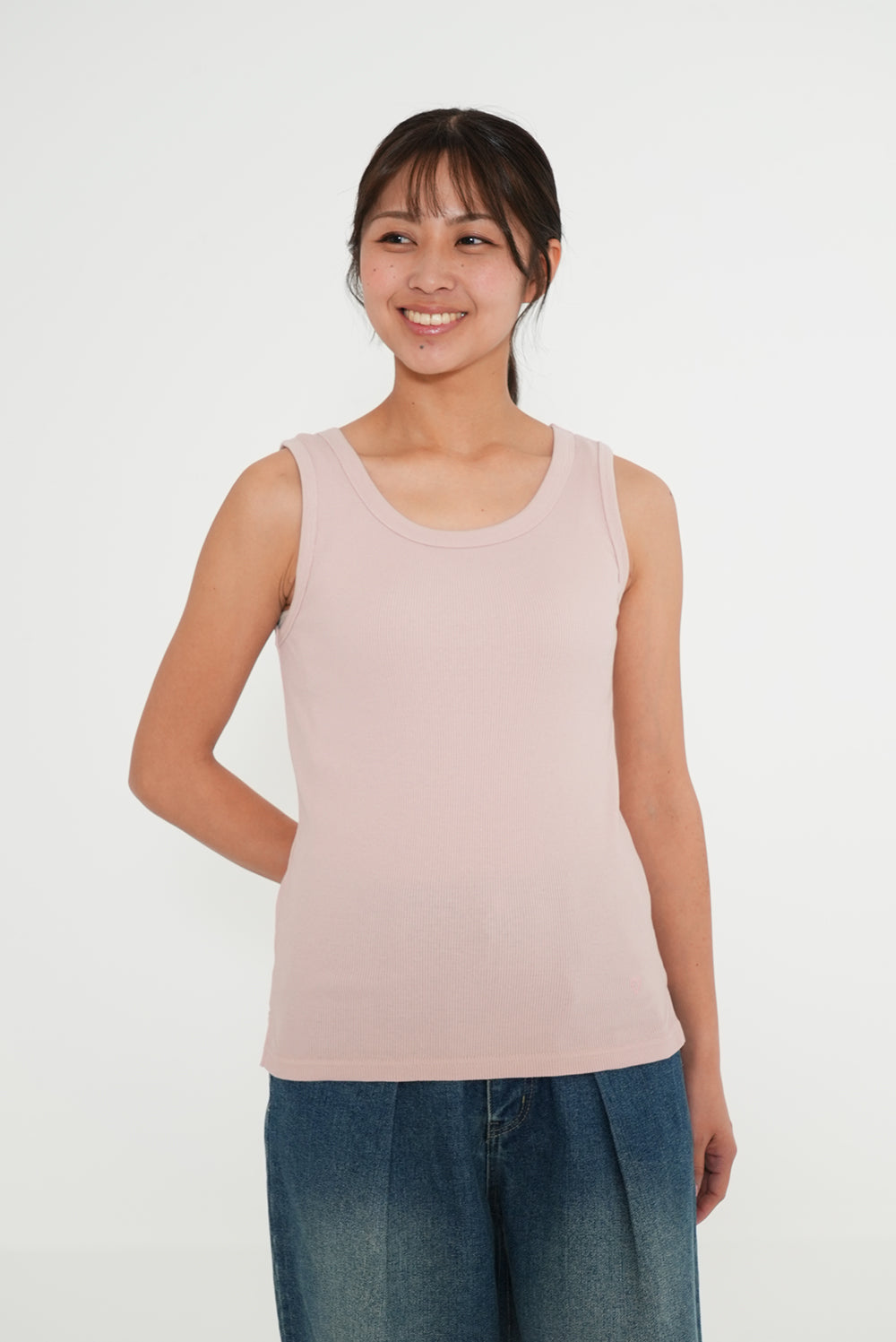 Cotton Ribbed Tank Top