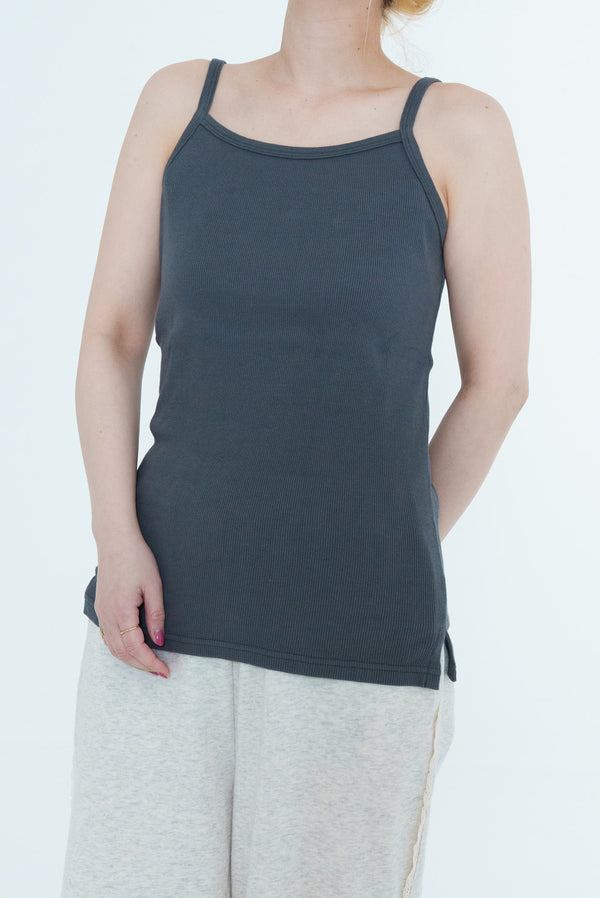 Cottonテレコキャミタンクトップ