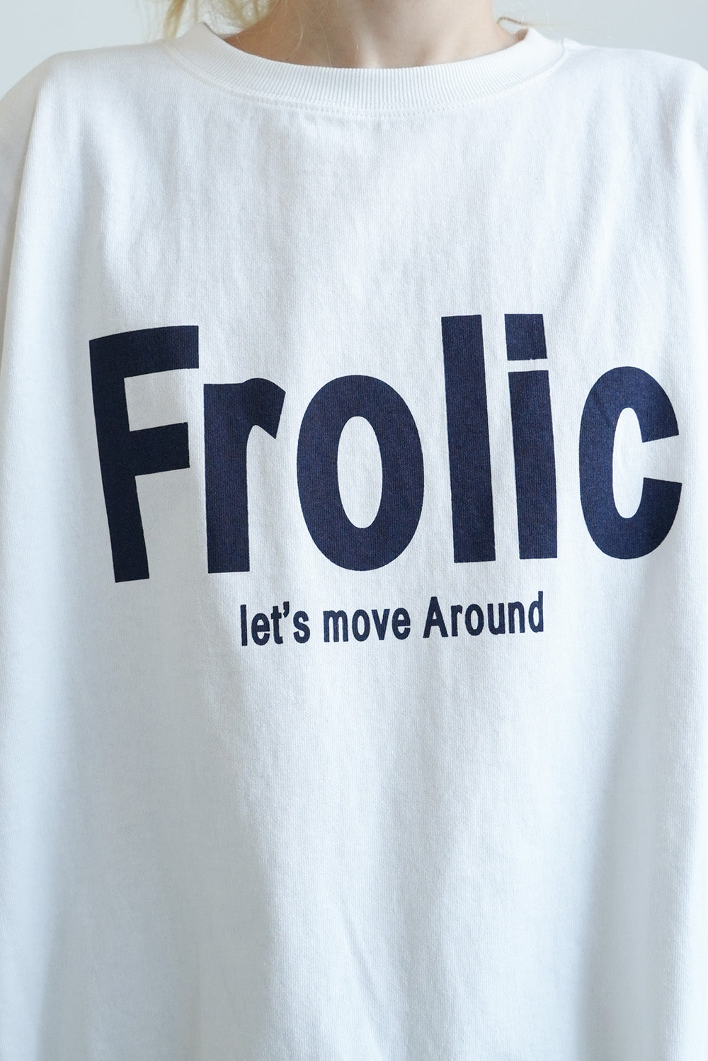 Frolic Print 3/4 Sleeve Pullover