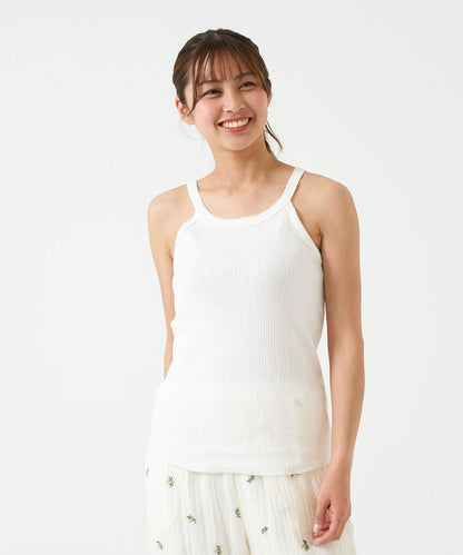《April 23 Arrival》Eyelet American Sleeveless Tank