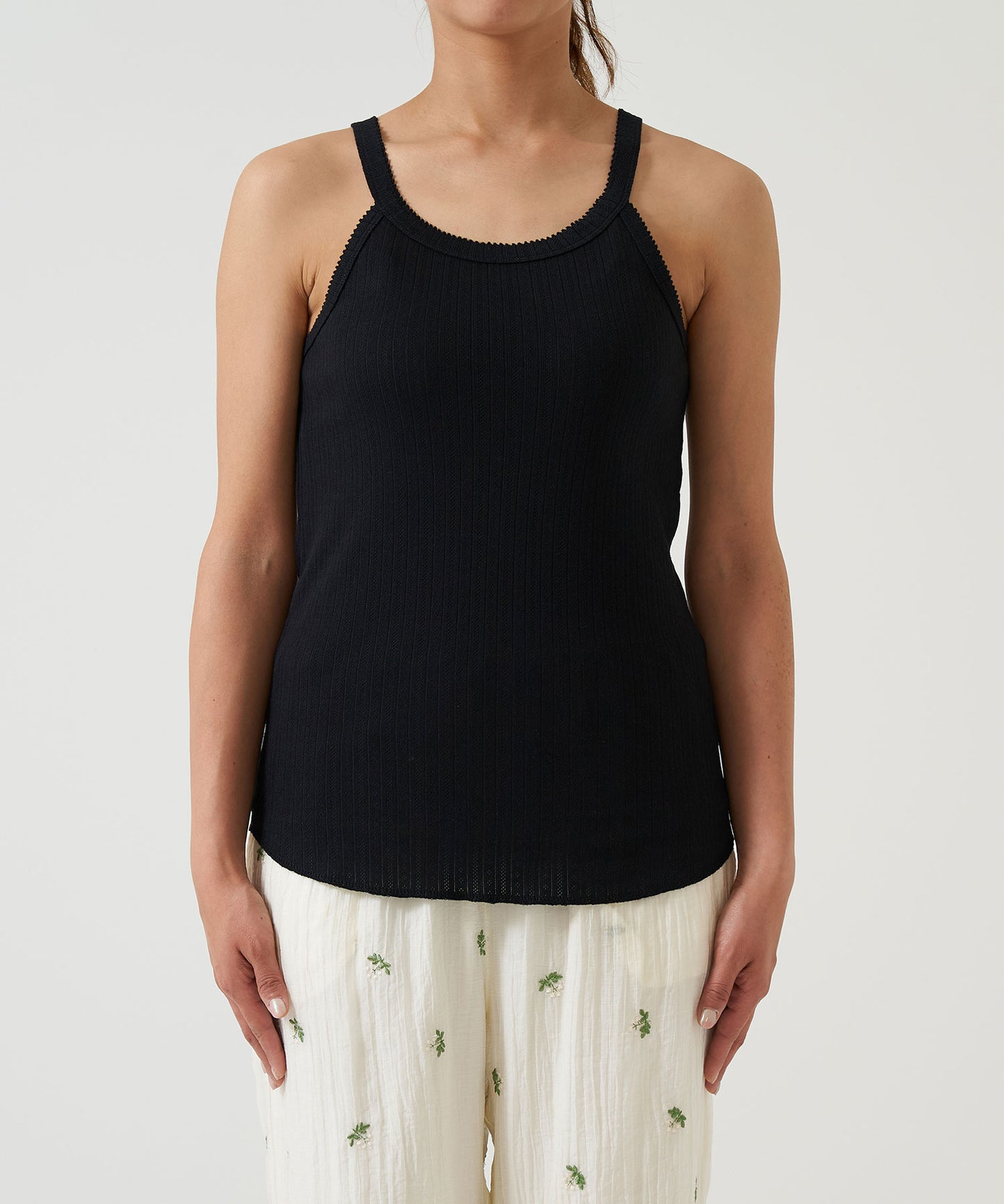 《April 23 Arrival》Eyelet American Sleeveless Tank