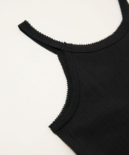 《April 23 Arrival》Eyelet American Sleeveless Tank