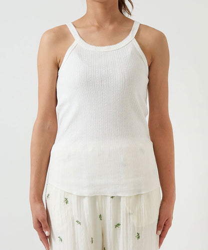《April 23 Arrival》Eyelet American Sleeveless Tank