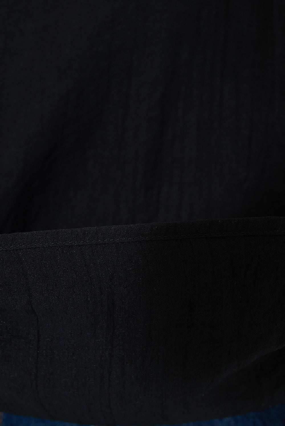 Back Button Woven Dolman Tunic