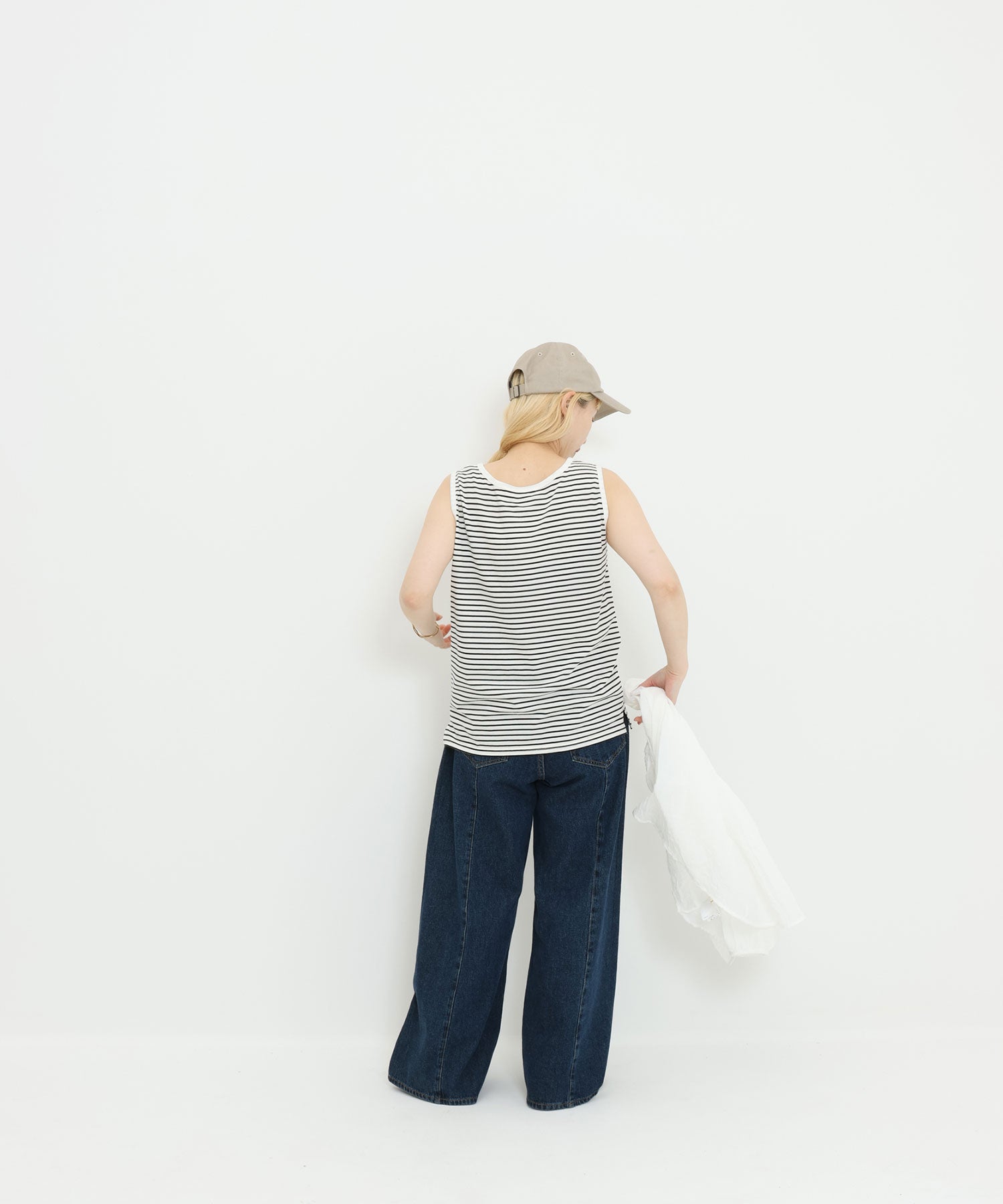 ボーダーブラック / 154cm / M