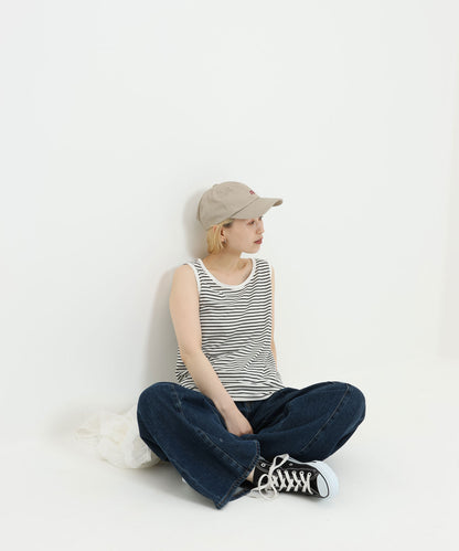 ボーダーブラック / 154cm / M