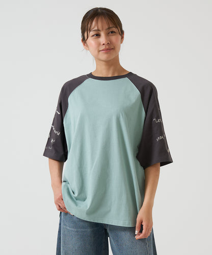 Hem Round Sleeve Embroidery Tunic
