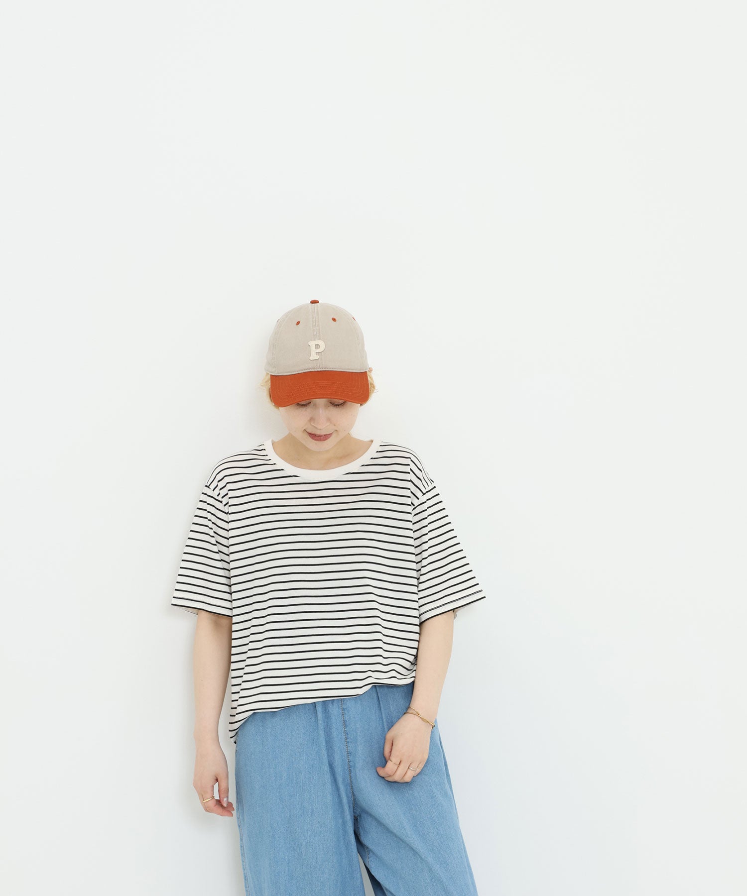 ボーダーブラック / 154cm / M