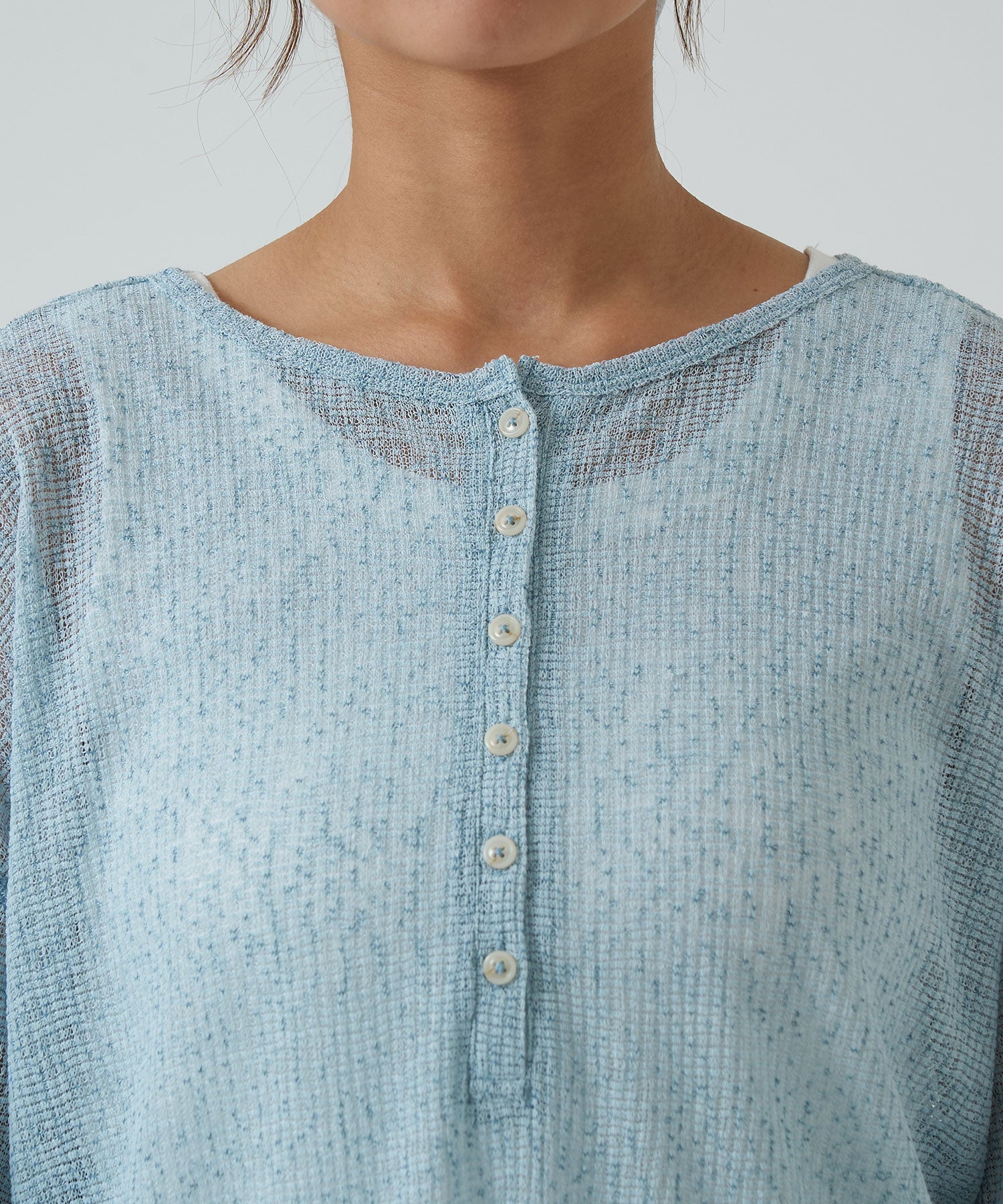 《April 23 Arrival》Knit-Like Front and Back 2-Way Pullover