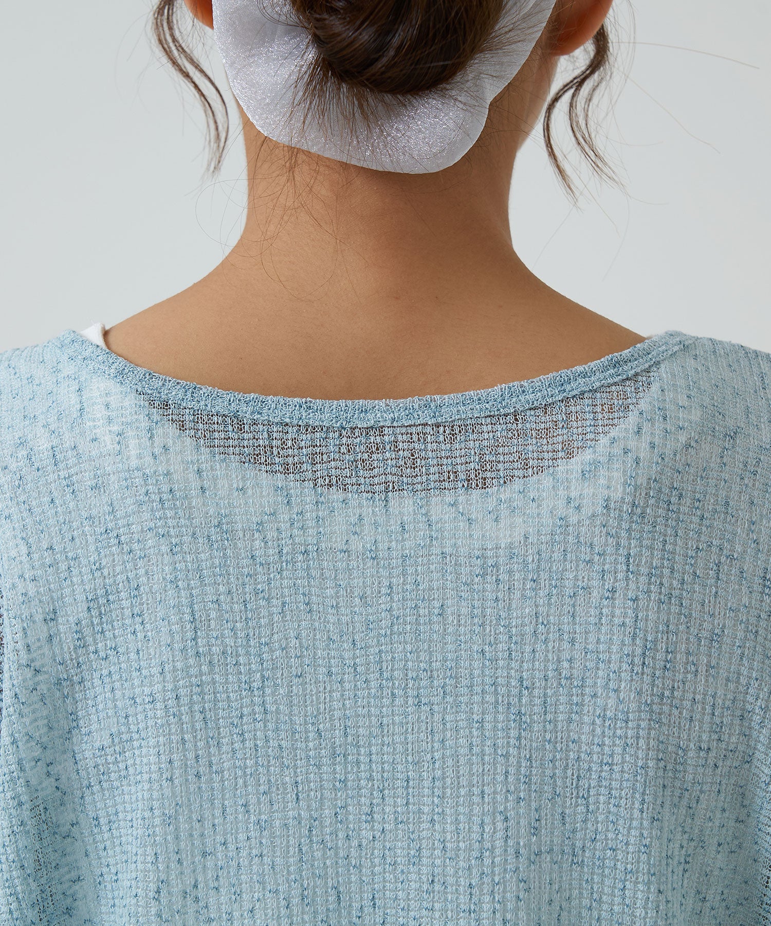《April 23 Arrival》Knit-Like Front and Back 2-Way Pullover
