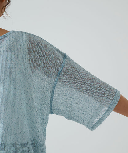 《April 23 Arrival》Knit-Like Front and Back 2-Way Pullover
