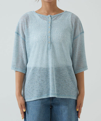 《April 23 Arrival》Knit-Like Front and Back 2-Way Pullover