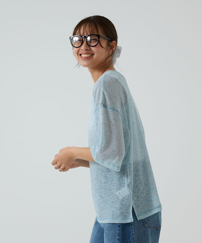 《April 23 Arrival》Knit-Like Front and Back 2-Way Pullover