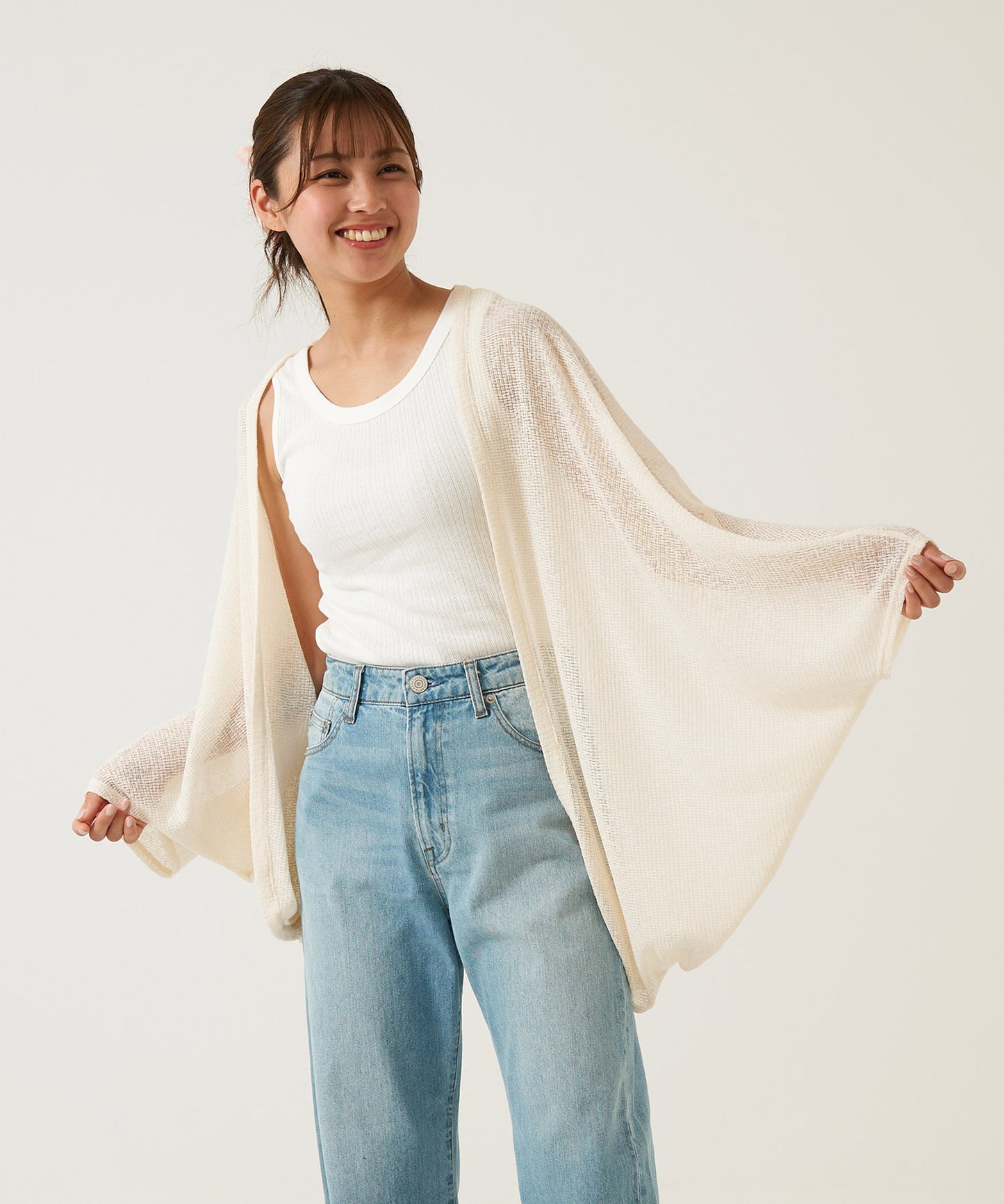 《April 23 Arrival》Knit-Like Flying Squirrel Cardigan