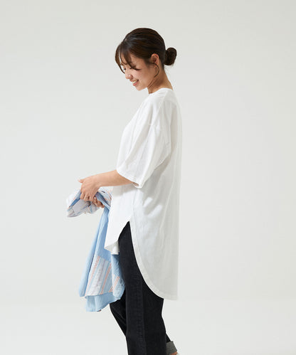 《4月24日入荷》裾ラウンドビッグTEE