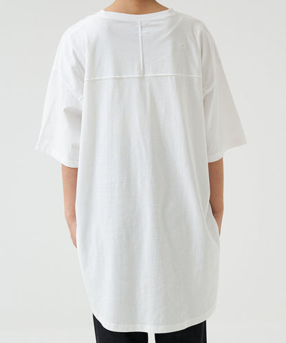 《4月24日入荷》裾ラウンドビッグTEE