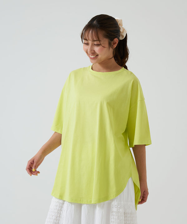 裾ラウンドビッグTEE
