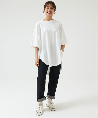 《4月24日入荷》裾ラウンドビッグTEE