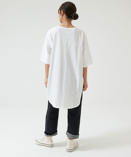 《4月24日入荷》裾ラウンドビッグTEE