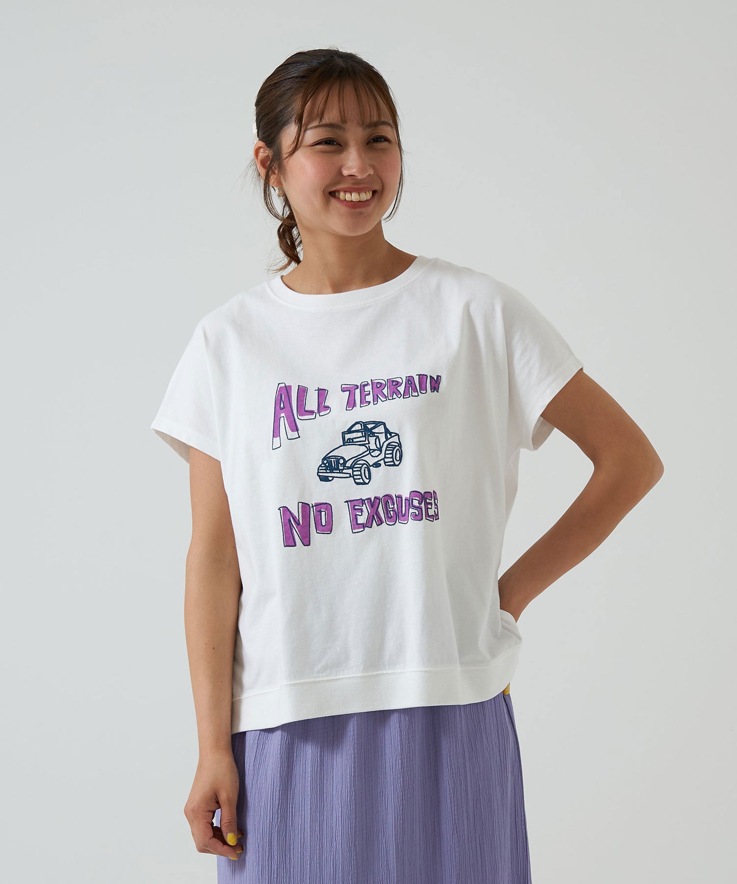 《Scheduled for Arrival Soon》JEEP Embroidery TEE