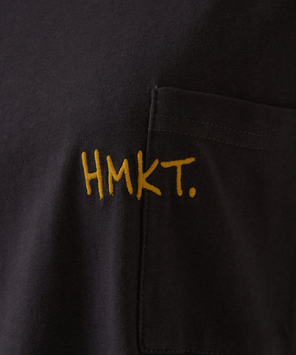 One-Sided Chest Embroidery Back Print Pullover