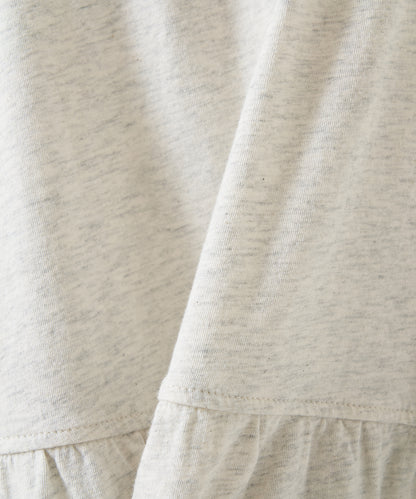 Ruffled Hem Back Design Pullover